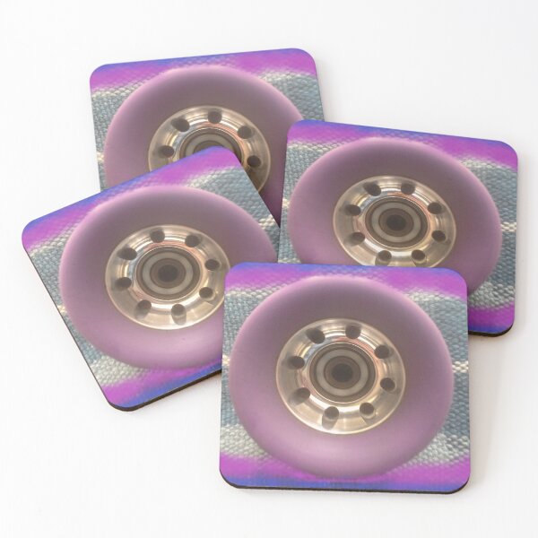 Item preview, Purple Roller Skate Wheels designed and sold by Gasserdesigns.