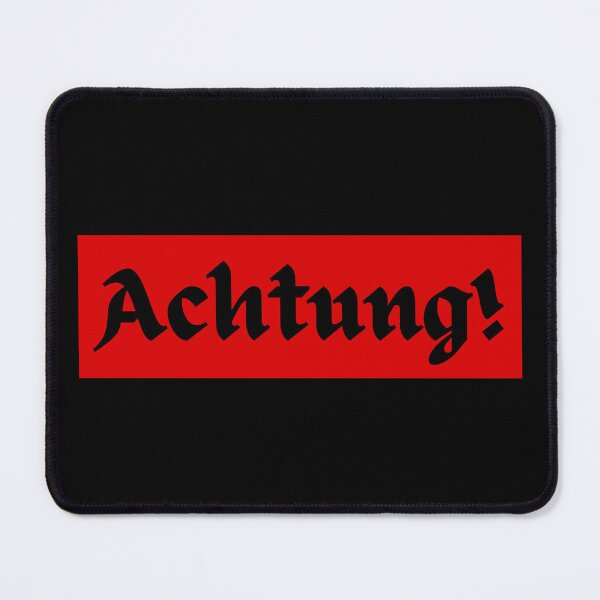 Item preview, Achtung! Red Rectangle - German designed and sold by ElementJourney.