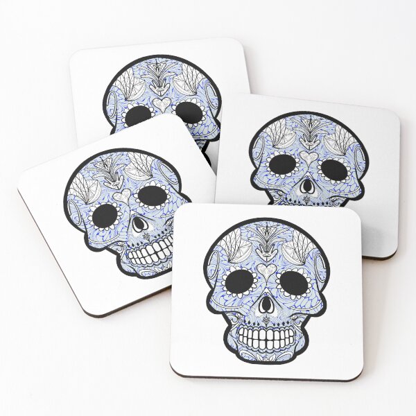 Item preview, Mexican day of the dead twisted beehive skull  designed and sold by Elizabeth-Banks.