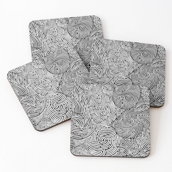 Item preview, black and white pattern art designed and sold by ImeshArtworks.