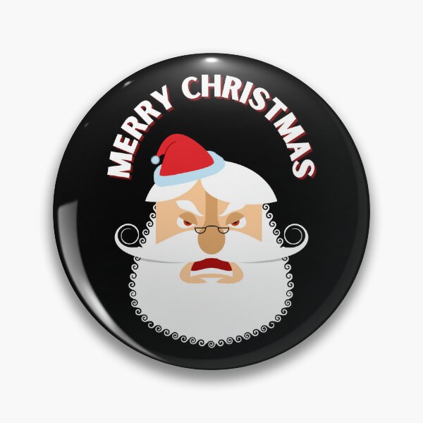 Item preview, Merry Christmas Design with Angry Santa designed and sold by Kubala.