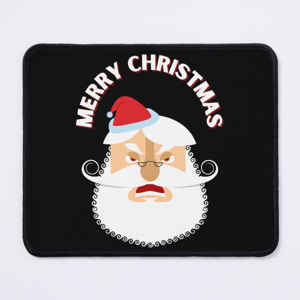 Item preview, Merry Christmas Design with Angry Santa designed and sold by Kubala.