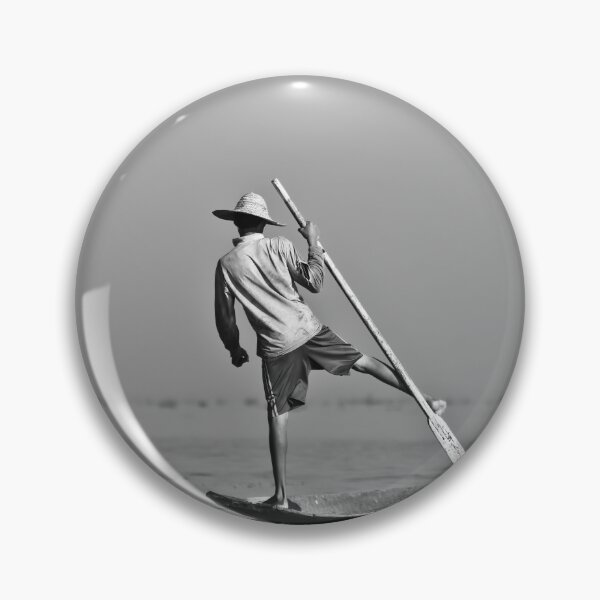Item preview, Fisherman in Inle Lake, Myanmar designed and sold by Lie Yim.