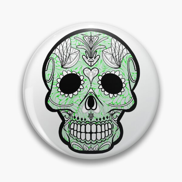 Item preview, Mexican day of the dead twisted beehive skull  designed and sold by Elizabeth-Banks.