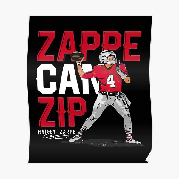 Bailey Zappe jersey Poster for Sale by Alvistowne