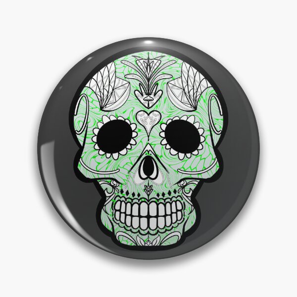 Item preview, Mexican day of the dead twisted beehive skull  designed and sold by Elizabeth-Banks.