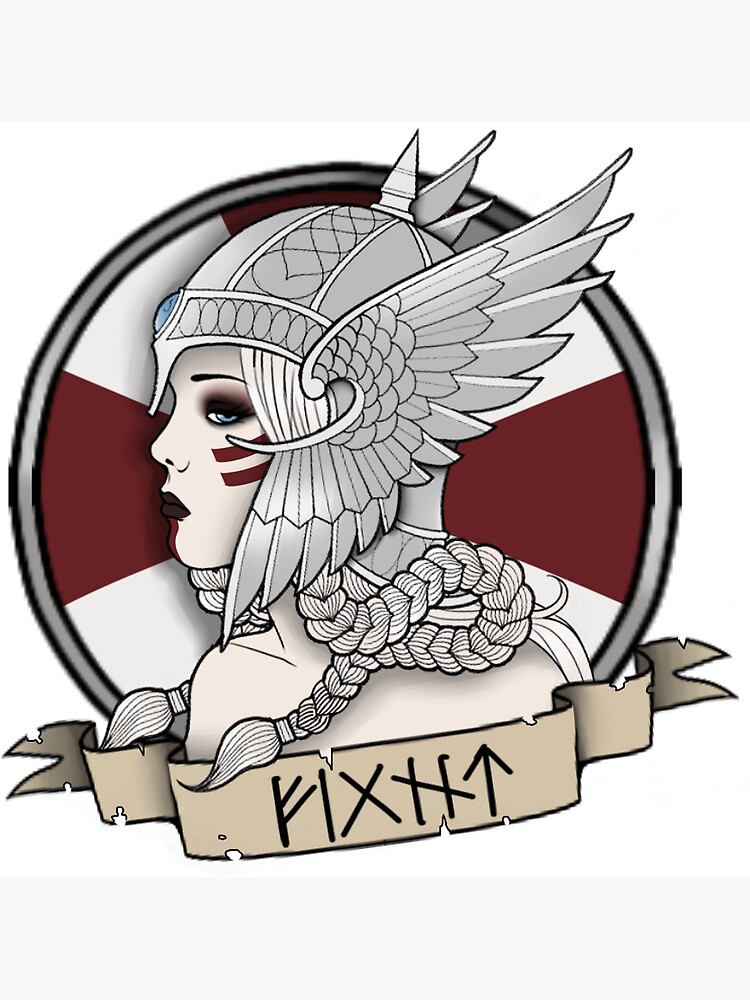 "Valkyre" Magnet by TheHuntingWolf | Redbubble