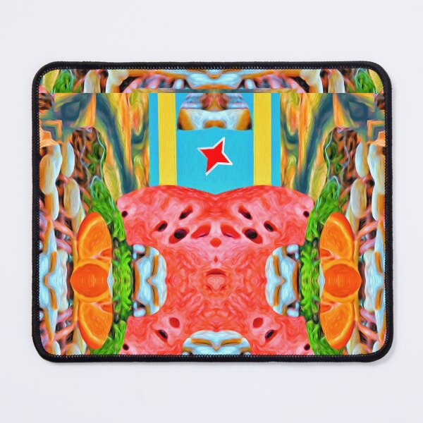 Item preview, WONDERFUL PAINTING GUAVA PINEAPPLE ORANGE & GINGERBREAD COOKIES FOR CHRISTMAS - ABSTRACT TROPICAL FRUIT COCKTAIL FROM ARUBA - ARUBA FLAG - ARUBA, ONE HAPPY ISLAND! designed and sold by Ralek.