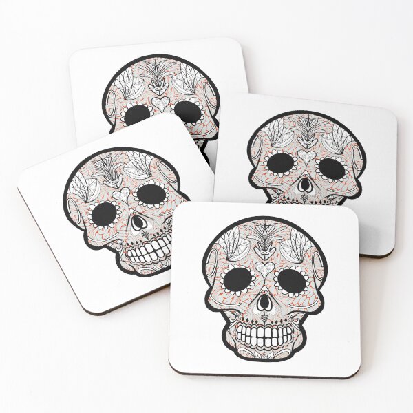 Item preview, Mexican day of the dead twisted beehive skull  designed and sold by Elizabeth-Banks.