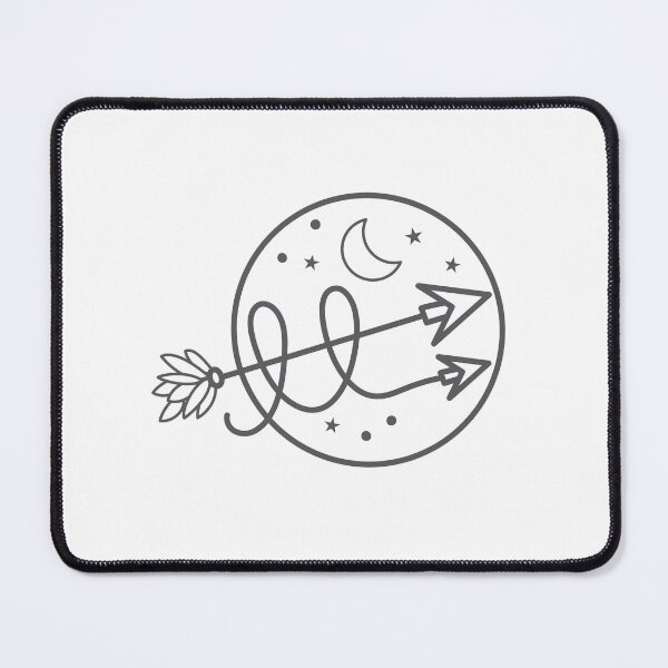 Item preview, Double arrows on a circle with the moon designed and sold by jazzydevil.