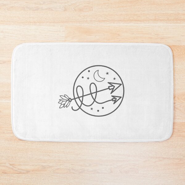 Item preview, Double arrows on a circle with the moon designed and sold by jazzydevil.