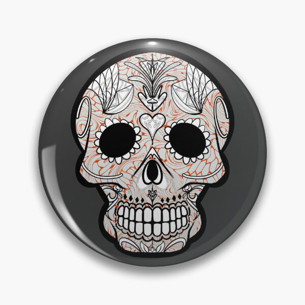 Item preview, Mexican day of the dead twisted beehive skull  designed and sold by Elizabeth-Banks.