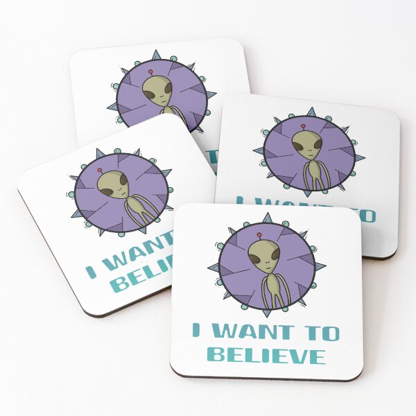 Item preview, I want To Believe Perfect Xmas Gift Fan designed and sold by EdmanSileiko.