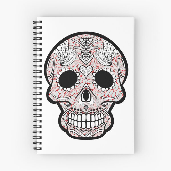 Item preview, Mexican day of the dead twisted beehive skull  designed and sold by Elizabeth-Banks.
