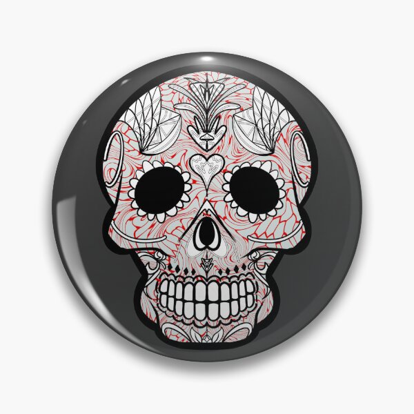 Item preview, Mexican day of the dead twisted beehive skull  designed and sold by Elizabeth-Banks.