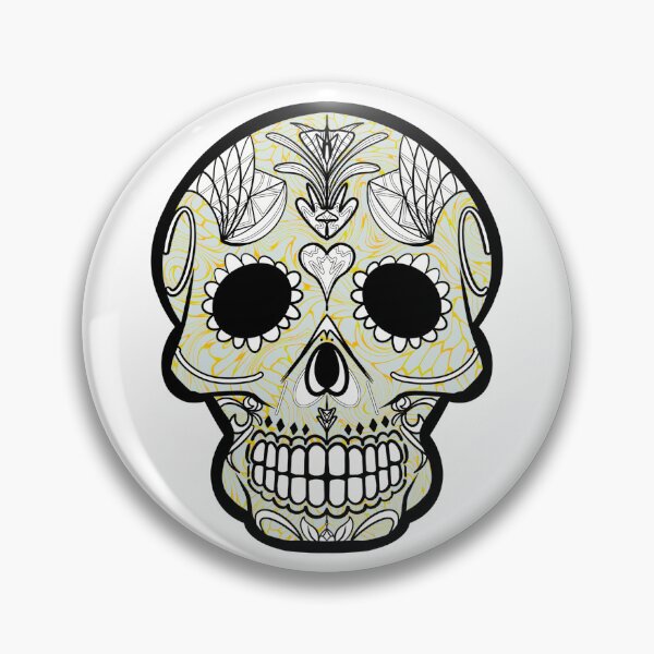 Item preview, Mexican day of the dead twisted beehive skull  designed and sold by Elizabeth-Banks.