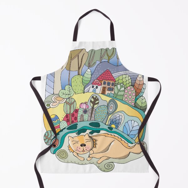 Item preview, Sleeping cat, illustration designed and sold by Sarka Zuzanakova, Kukuckova.