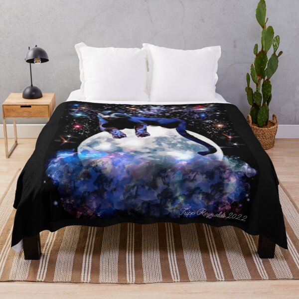 Item preview, Moon Cat (surreal art) designed and sold by Tripp Art Studio.