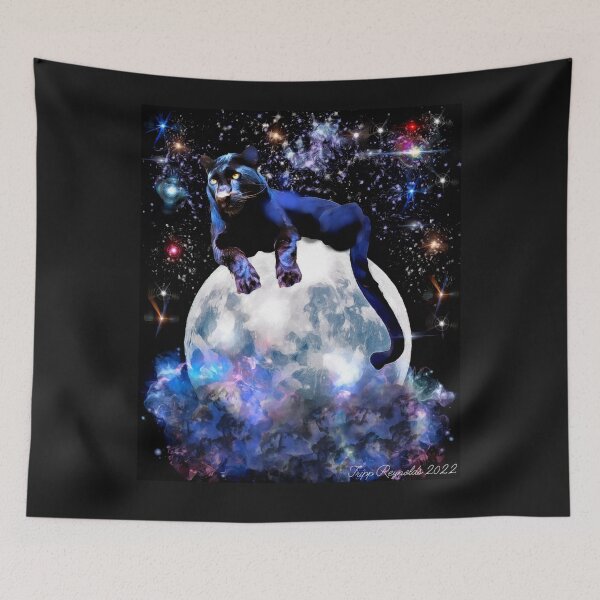 Item preview, Moon Cat (surreal art) designed and sold by Tripp Art Studio.