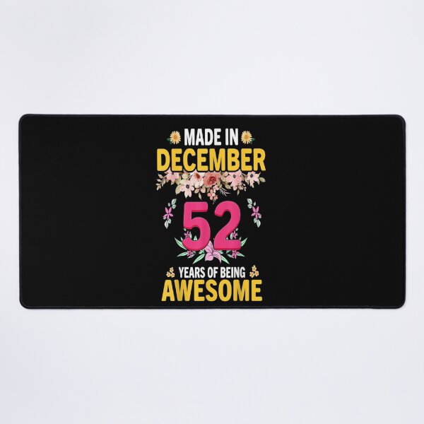 Item preview, Made In December 52 Years Of Being Awesome For Women Birthday Gifts designed and sold by beunique5.