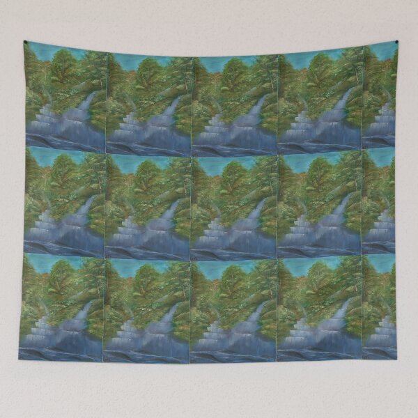 Item preview, Twin Waterfalls designed and sold by reveriesbyrose.