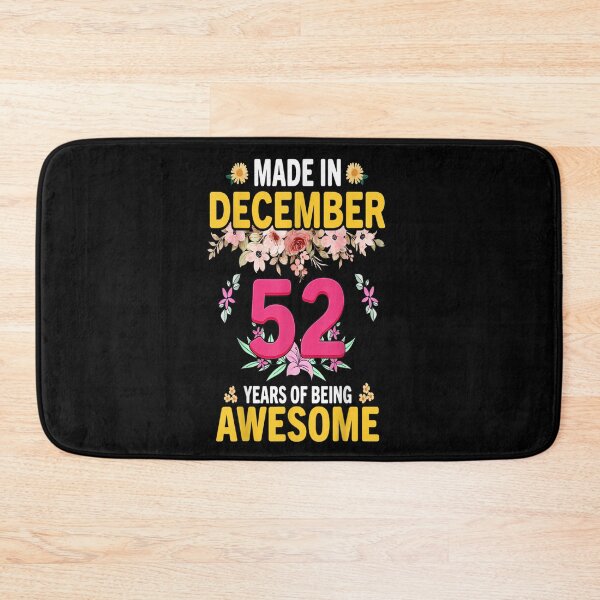 Item preview, Made In December 52 Years Of Being Awesome For Women Birthday Gifts designed and sold by beunique5.