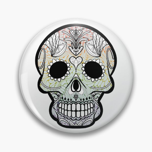 Item preview, Mexican day of the dead twisted beehive skull  designed and sold by Elizabeth-Banks.