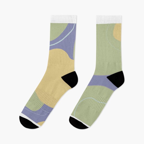Item preview, Abstract art green, yellow and purple designed and sold by justsannex.