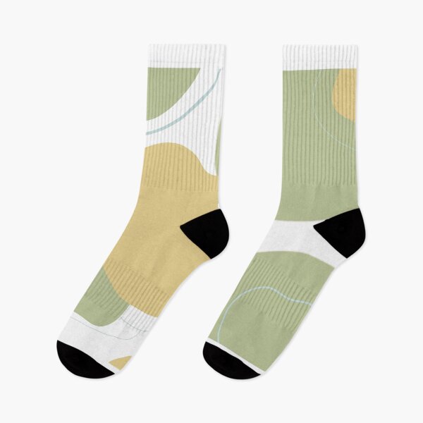 Item preview, Abstract art green, yellow and white designed and sold by justsannex.