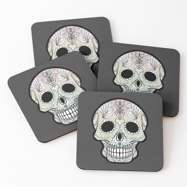 Item preview, Mexican day of the dead twisted beehive skull  designed and sold by Elizabeth-Banks.