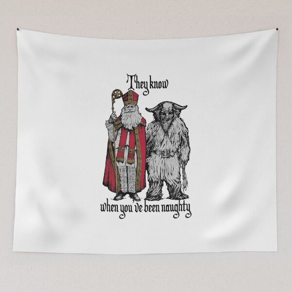Item preview, My Favorite People Merry Krampus Christmas Gift Fan designed and sold by Allegrascaffidi.