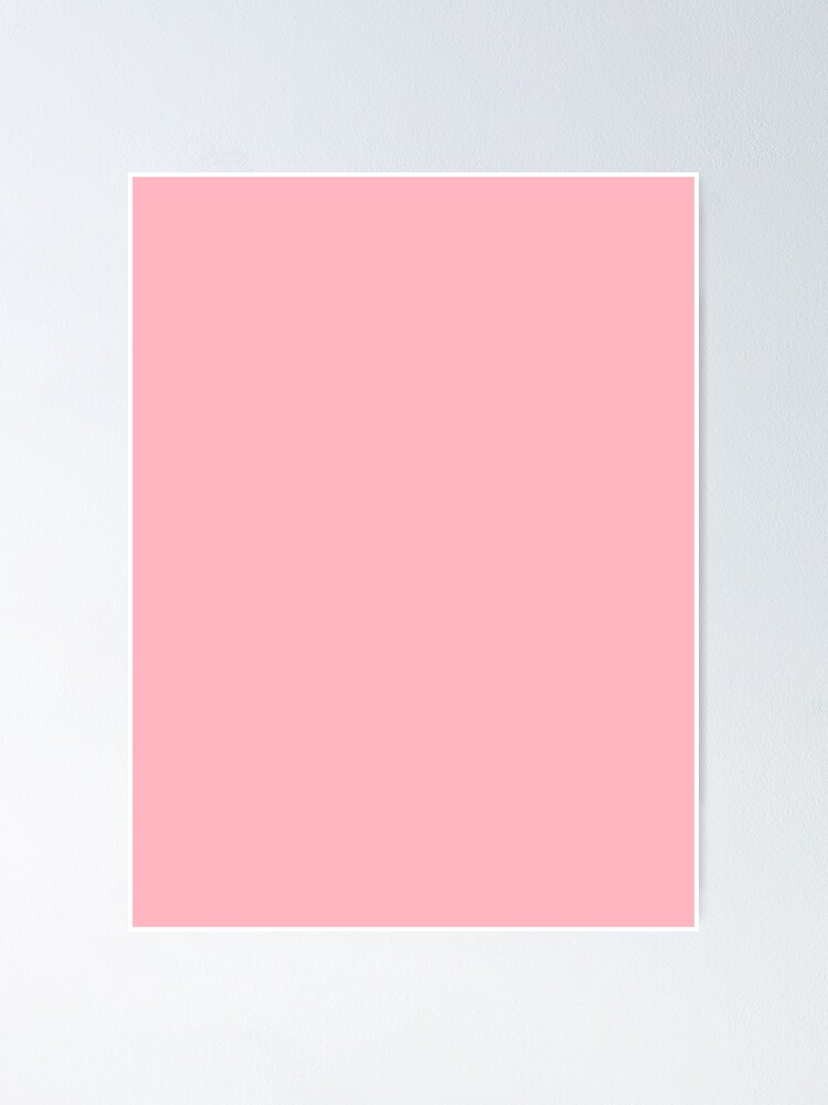 Light Pink Poster for Sale by SolidColors