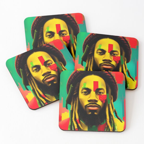 Aperçu de l'œuvre T-SHIRTS vibration reggae rasta créée et vendue par Mao-Bwolf.