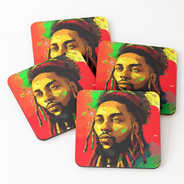 Aperçu de l'œuvre T-SHIRTS vibration reggae rasta créée et vendue par Mao-Bwolf.