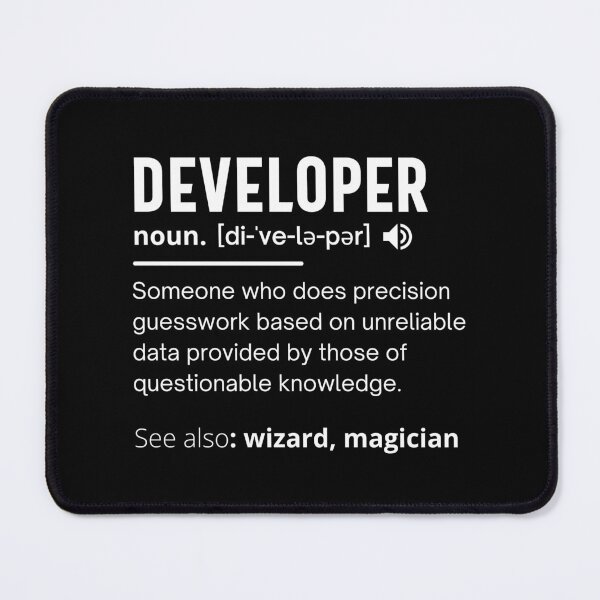 Item preview, Developer Dictionary Definition Funny developers design ideal for programmers and coders designed and sold by Pillowaza.