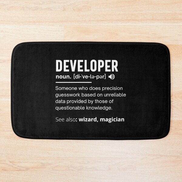 Item preview, Developer Dictionary Definition Funny developers design ideal for programmers and coders designed and sold by Pillowaza.