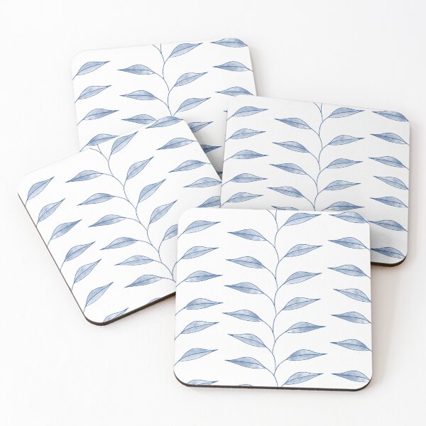 Item preview, infinite leaves in blue designed and sold by AbbyLedGar.