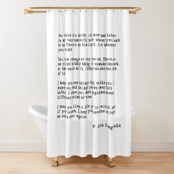 Artikel-Vorschau von Für das, was es wert ist - Zitat von F. Scott Fitzgerald, designt und verkauft von peggieprints.