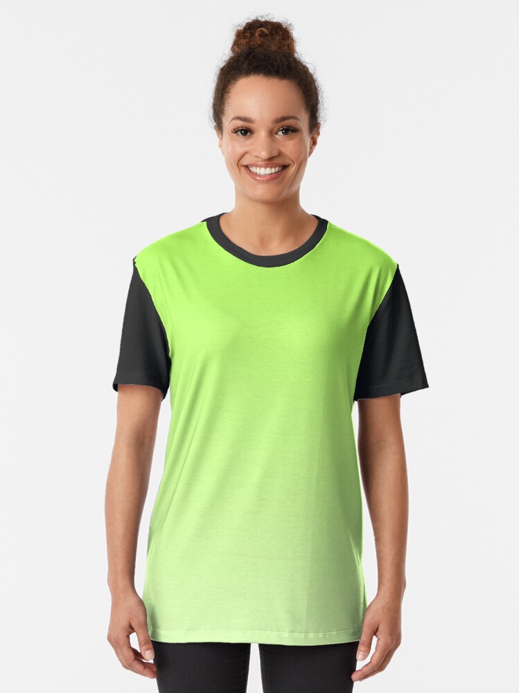 neon green graphic shirt