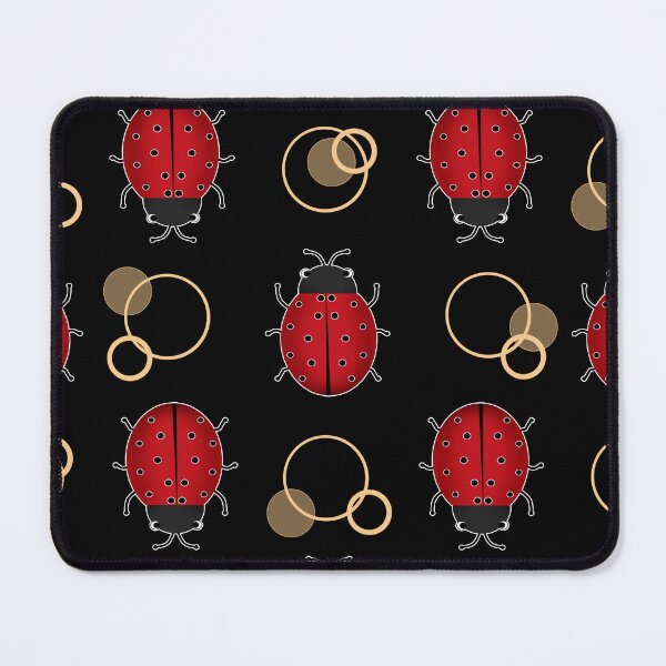 Item preview, Seamless texture black ladybug,red designed and sold by fuzzyfox.