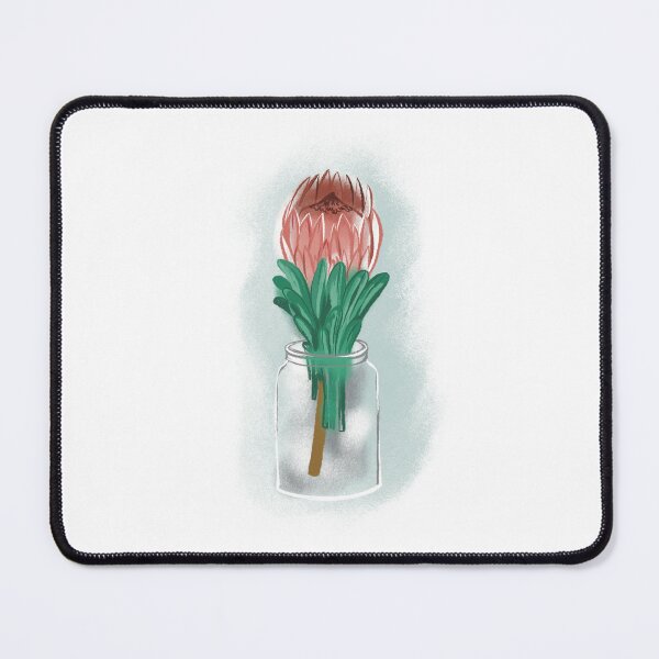 Item preview, Banksia flower in a glass jar designed and sold by jasmineberry.