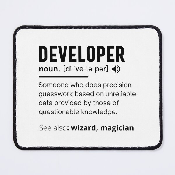 Item preview, Developer Dictionary Definition Funny developers design ideal for programmers and coders designed and sold by Pillowaza.