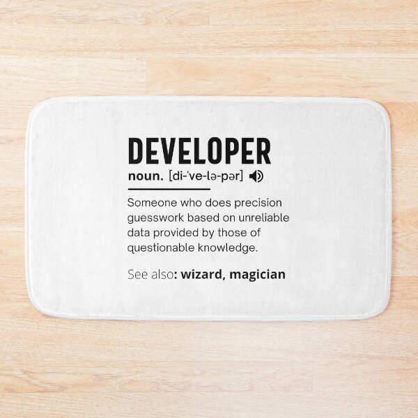 Item preview, Developer Dictionary Definition Funny developers design ideal for programmers and coders designed and sold by Pillowaza.