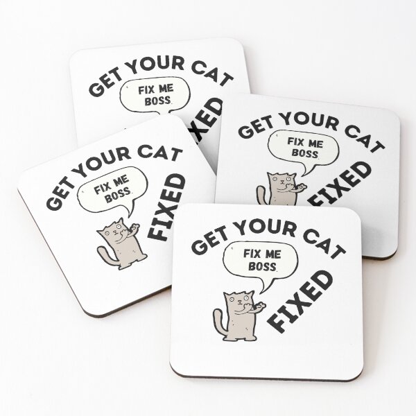 Item preview, Get Your Cat Fixed designed and sold by OneDayCollected.