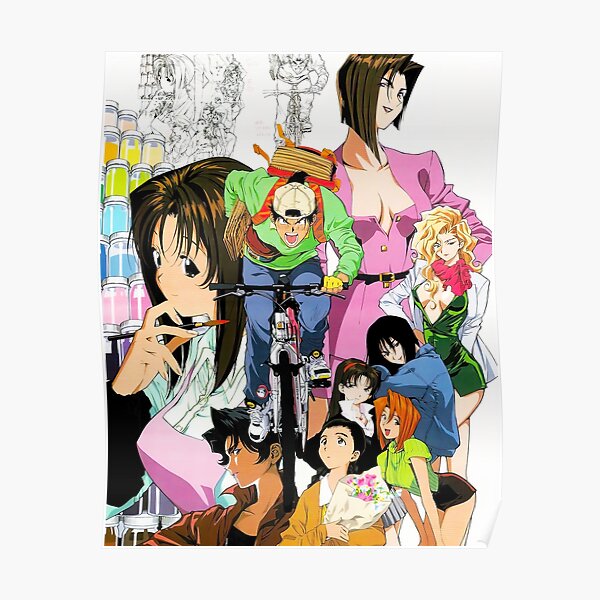 Aセル画 GOLDEN BOY（ゴールデンボーイ）背景付 其の2