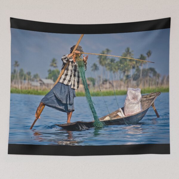 Item preview, Fisherman from Inle Lake, Burma. designed and sold by Lie Yim.