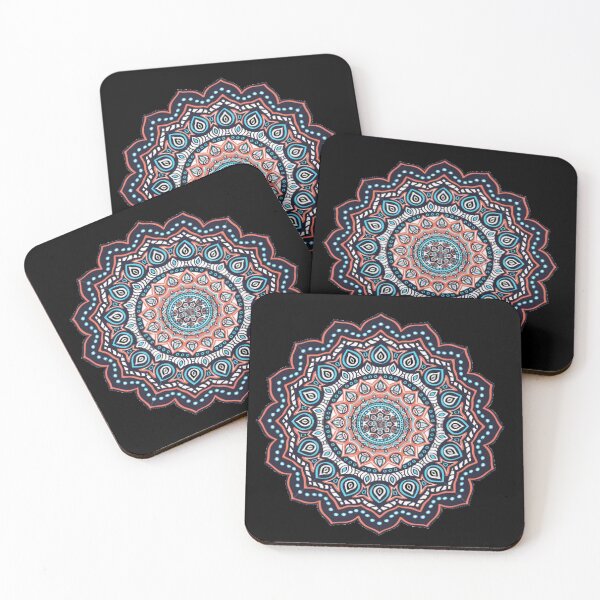 Aperçu de l'œuvre Ornement Motif Mandala, Motifs décoratifs de pétales de fleurs islamiques, multicolore1 créée et vendue par AnadAA.