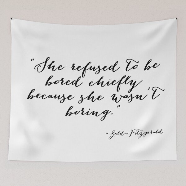 Item preview, She refused to be bored designed and sold by peggieprints.