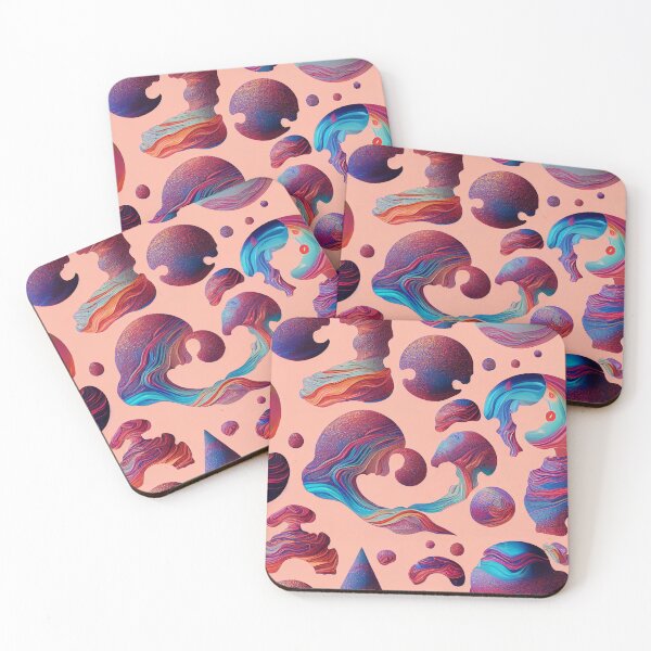 Item preview, pink colourful pattern designed and sold by cavia.