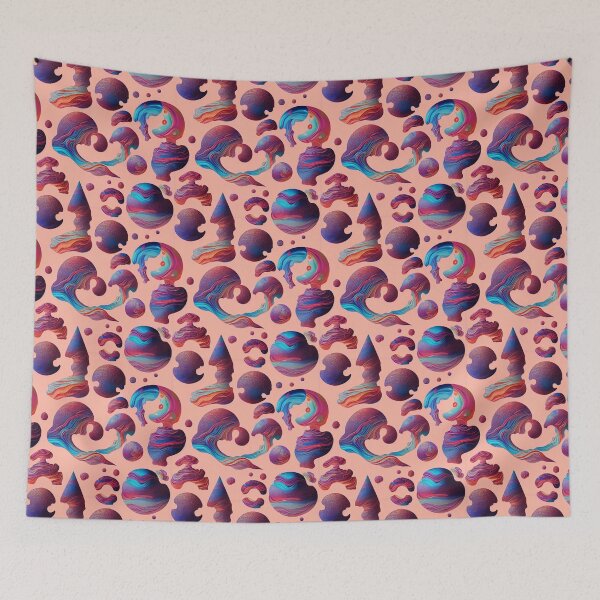 Item preview, pink colourful pattern designed and sold by cavia.